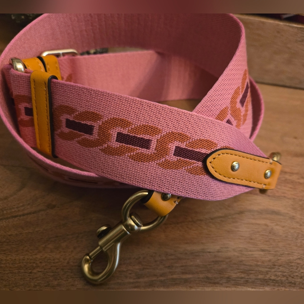 Coach - Replacement Stap, Pink/Papaya